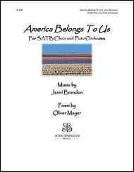 America Belongs to Us SATB choral sheet music cover Thumbnail